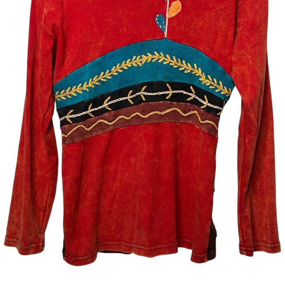 Rising International Boho Patchwork Embroidered H… - image 6